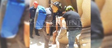 Gracias a un dron, rescatan a persona herida en CSL