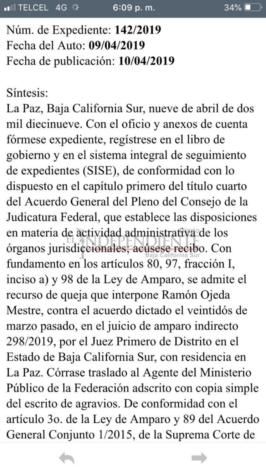 Llega a instancias federales destitución de Ojeda Mestre del Oomsapas