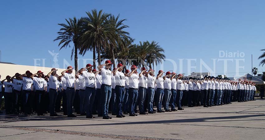 Juran defender a México con su vida 284 efectivos del SMN en BCS