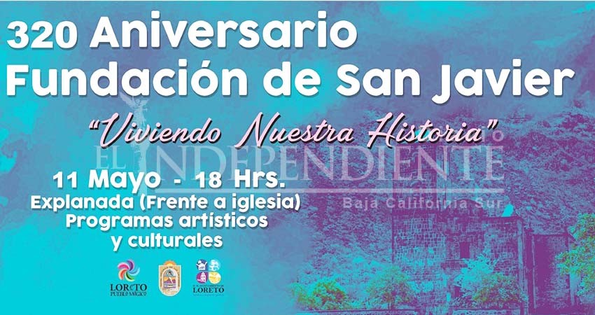 Todo listo para el 320 aniversario de la fundación de San Javier 