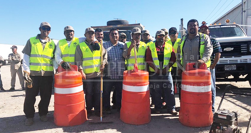 Taparán 5 mil 600 “baches” en calles principales de La Paz