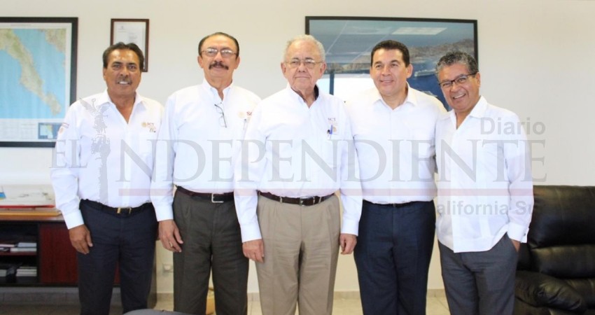 Gestiona Alcalde de La Paz obras ante Secretario de la SCT