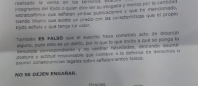 Niega “Todos Land” haber despojado a ejidatarios de Todos Santos