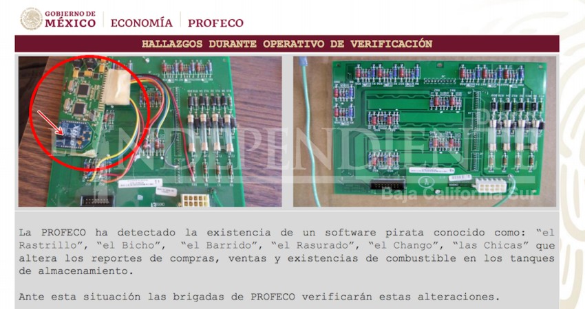 ‘El chango’ o ‘el rastrillo’, este es el software que usan en gasolineras para robar: PROFECO