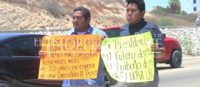 No a la liberación del transporte, piden transportistas de BCS a AMLO