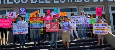 Comunidad Lesbico Gay en BCS piden igualdad y no discriminación