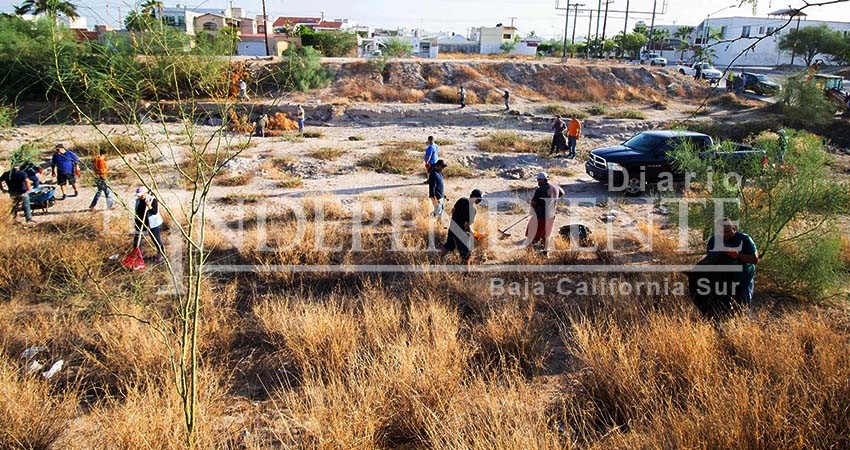 160 toneladas de basura fueron “sacadas” de los arroyos El Piojillo y El Cajoncito