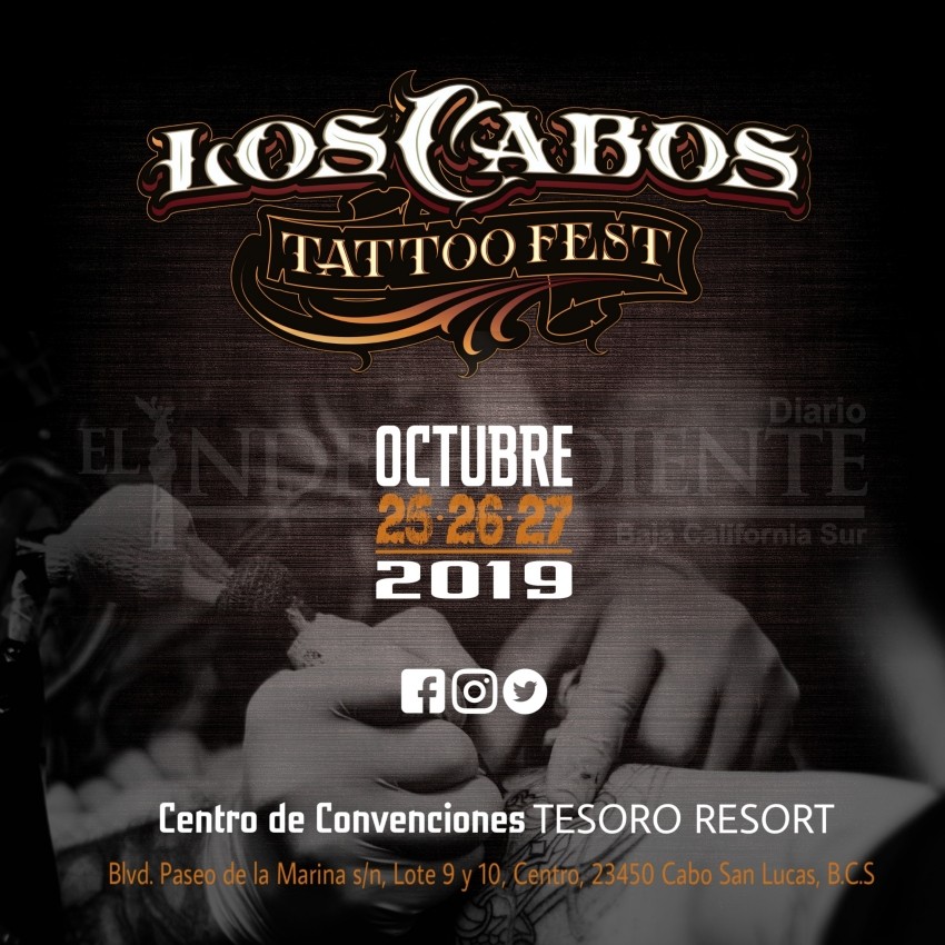 Del 25 al 27 de octubre Expo Tattoo Fest Los Cabos 2019 