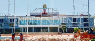 7 mdp costó la Fuente Danzante de palacio de Gobierno que hoy es demolida