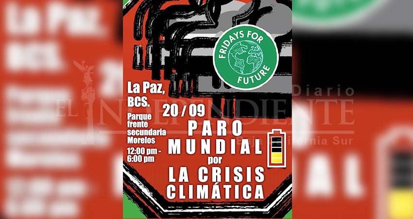 Estudiantes convocan a paro; exigen declarar a BCS en “emergencia climática”