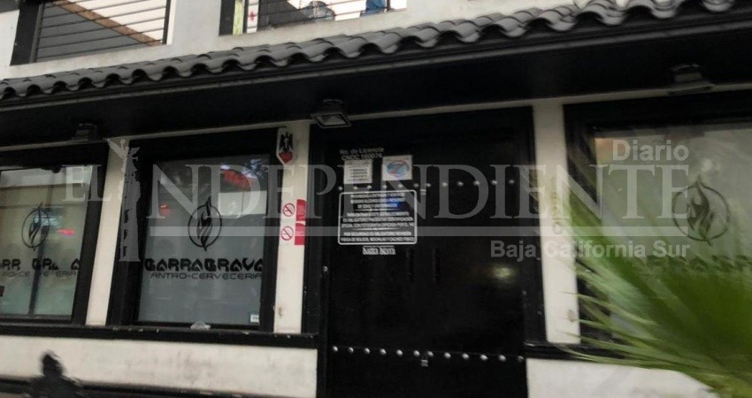 Suspenden actividades para bares, restaurantes y tiendas de La Paz 