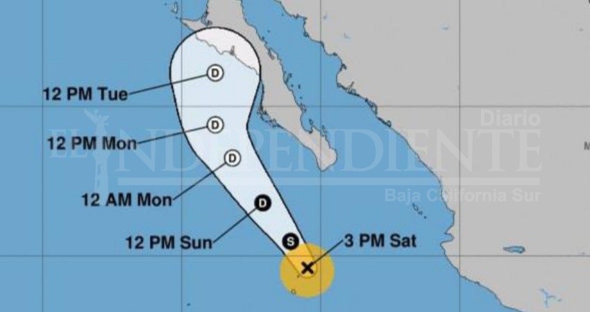 TT “Mario” podría tocar tierra en BCS el próximo martes 