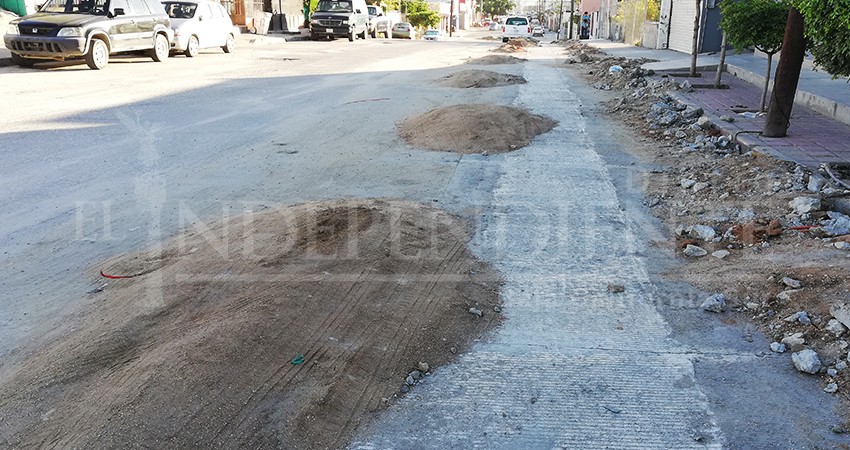 Obras del Oomsapas ponen "en jaque" flujo vial frente a Delegación de CSL