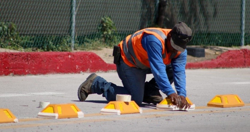 Lleva un 60% de avance en los trabajos de la ciclovía Rangel en La Paz