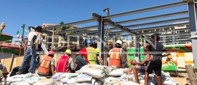 Tres heridos por colapso en construcción en El Médano de CSL