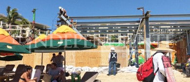 Tres heridos por colapso en construcción en El Médano de CSL