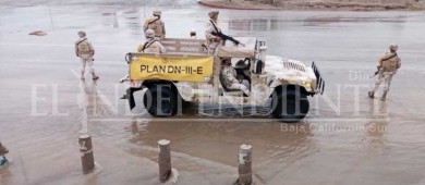 Activa Sedena Plan DN-III-E por lluvias en BCS