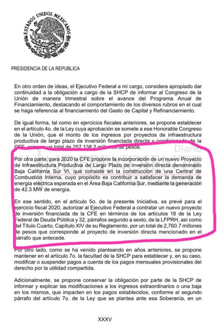 Gobierno Federal invertirá en BCS 2,760 mdp  para cumplir con demanda de energía