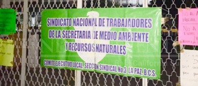 Toman edificio y exigen destitución de encargada de Semarnat en BCS