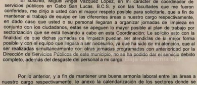 Revienta Delegado Oscar Leggs contra Servicios Públicos en CSL