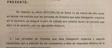 Revienta Delegado Oscar Leggs contra Servicios Públicos en CSL