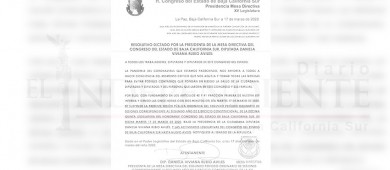 Boletín Oficial del Gobierno BCS “favoreció” al bloque opositor del Congreso BCS
