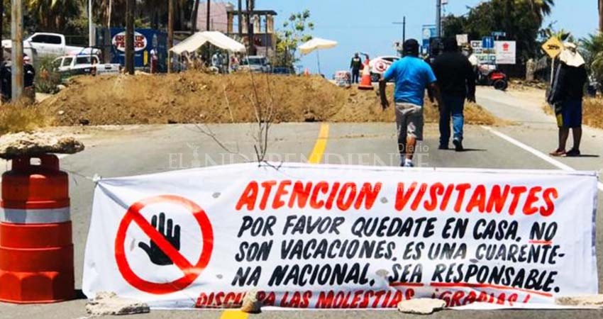 Delegado de Todos Santos: “solo hay una ambulancia, no permitiremos el contagio” 