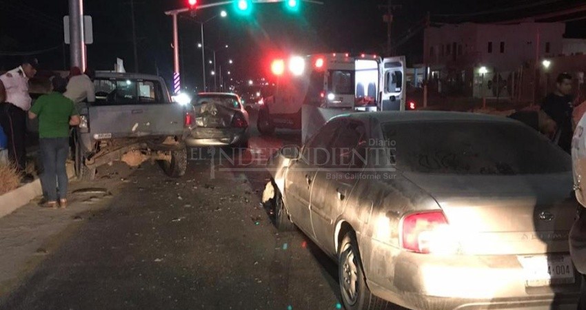 Múltiple accidente en CSL; varios heridos y vehículos involucrados