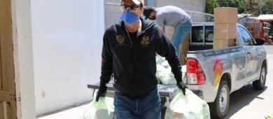DIF Municipal recibe solidarias donaciones de despensas y 12 mil 500 cubrebocas