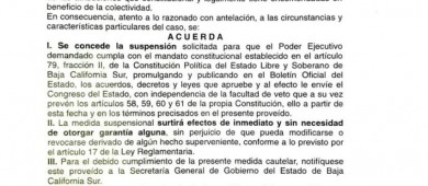 Obliga SCJN al Gobernador a publicar decretos y depositar presupuesto del Congreso BCS