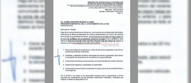 Endurece Gobierno BCS medidas sanitarias; tiendas y venta de alimentos, deberán cerrar a las 8 pm