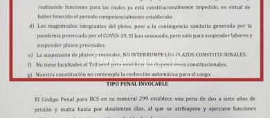Por usurpación de funciones, denuncian penalmente al magistrado Gallo Rodríguez