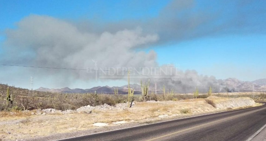 Por 3era vez en el año, se incendia el relleno sanitario de La Paz