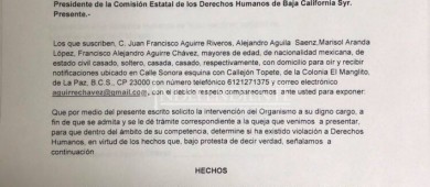 Denuncian al alcalde de La Paz por violar derechos humanos de niños del Manglito