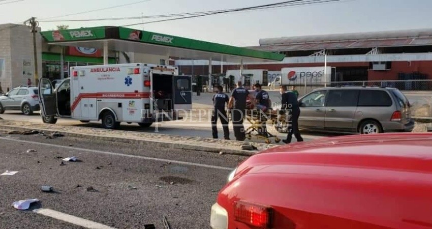 Múltiple accidente en Corredor Turístico de Los Cabos 