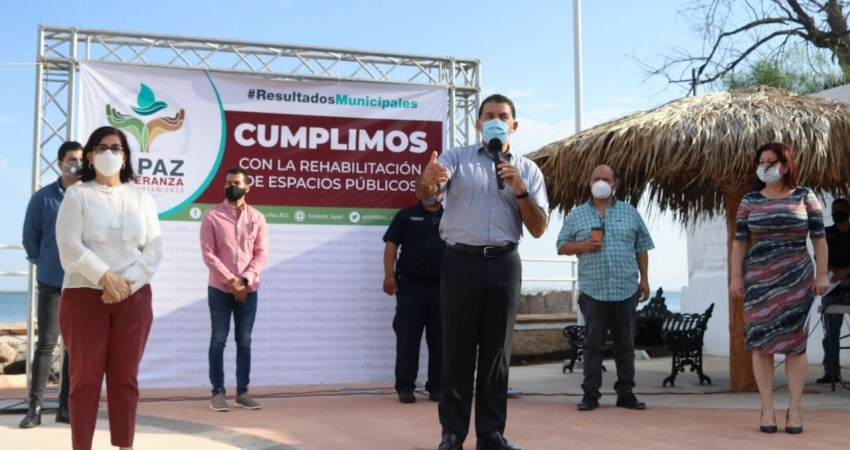 Entrega el Ayto de La Paz al fraccionamiento Juarez el parque lineal de la calle Guaycura 