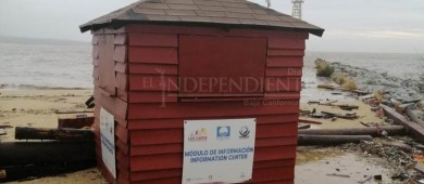 Basura y cacharros arrastró “Genieveve” hasta las playas de CSL