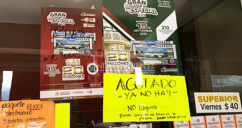 ¡Quedan pocos! pero en La Paz aún hay “cachitos para el avión”; en Los Cabos se agotaron  