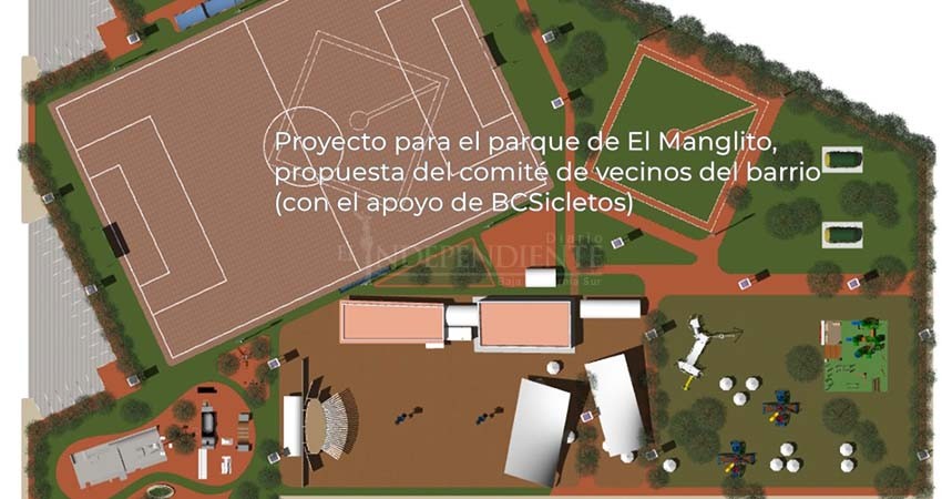 Que en el Ayto de La Paz no se vayan de campaña sin entregarnos el parque: vecinos El Manglito
