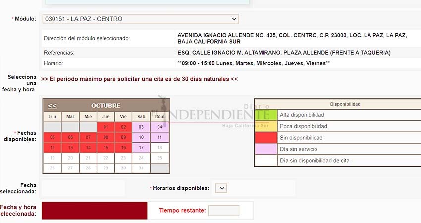 “No hay citas”: sudcalifornianos saturan sistema del INE