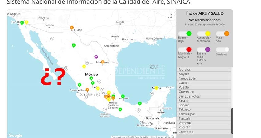 Ni La Paz ni Los Cabos; no hay monitoreo de contaminación en el aire: CERCA