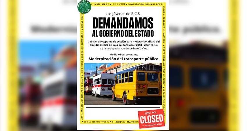 El transporte público de La Paz es viejo y contaminante: FFF 