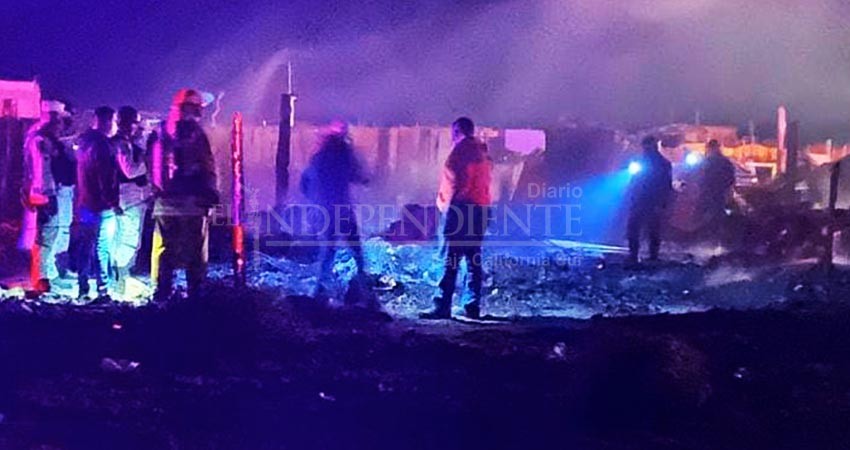 Incendio en Guerrero Negro se convierte en posible caso de violencia familiar