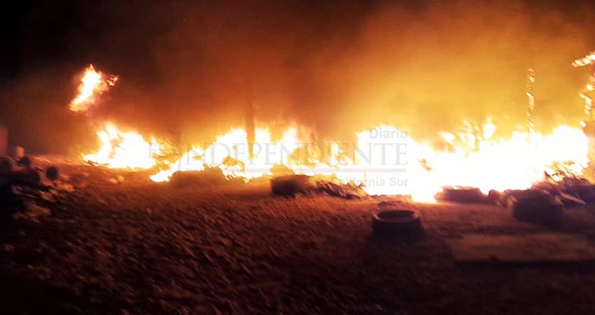 Incendio en Guerrero Negro se convierte en posible caso de violencia familiar