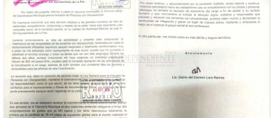 “No hay solidaridad ni respeto”; renuncia Coordinadora  para inclusión de Personas con Discapacidad del Ayto La Paz