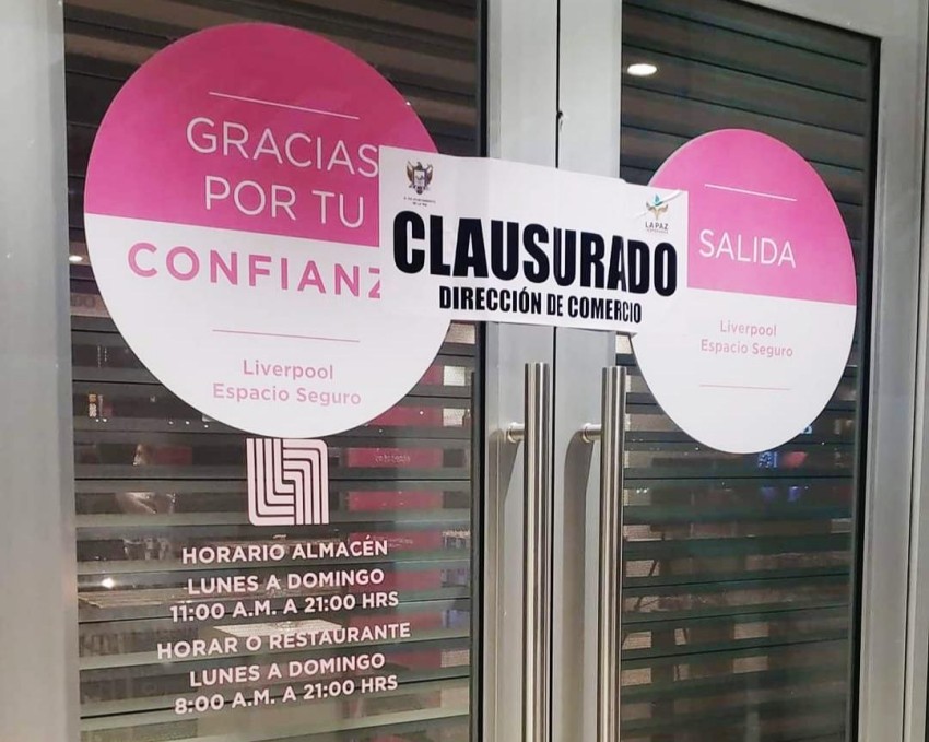 Clausuran tienda Liverpool por incumplir protocolos de salud 