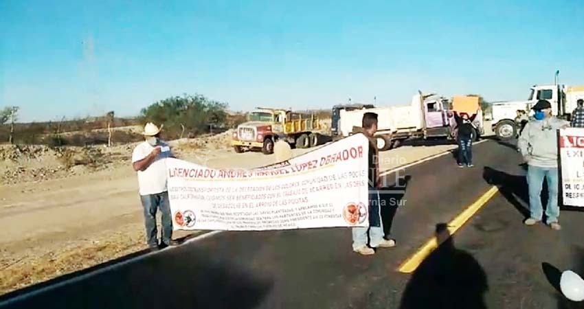 Ante bloqueo, advierte Conagua cancelación de obra en Las Pocitas 