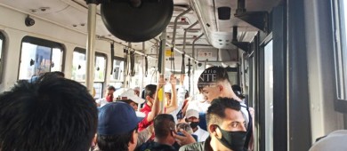 Transporte público, un dolor de cabeza por incumplimiento de medidas sanitarias