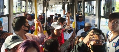 Transporte público, un dolor de cabeza por incumplimiento de medidas sanitarias