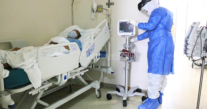 Registra BCS 99 personas hospitalizadas por COVID-19